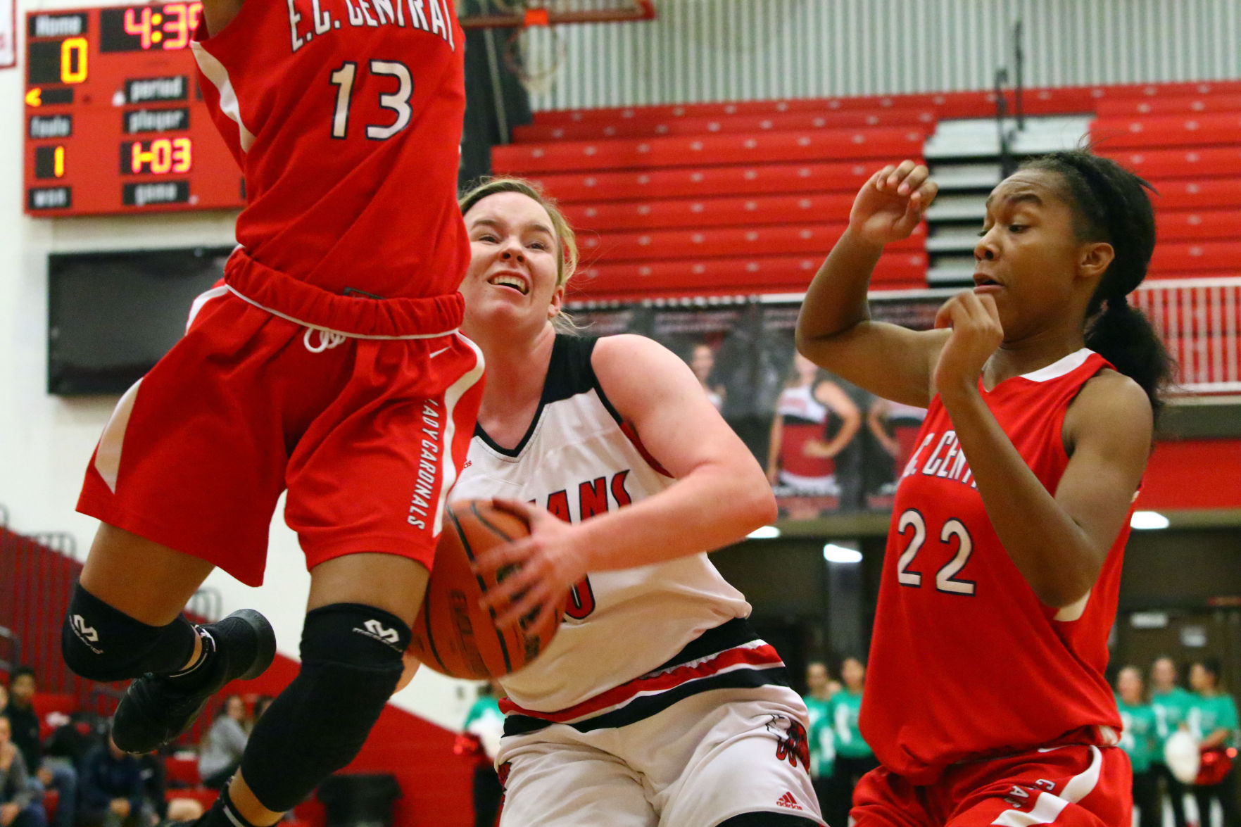 Gallery: E.C. Central at Portage girls basketball